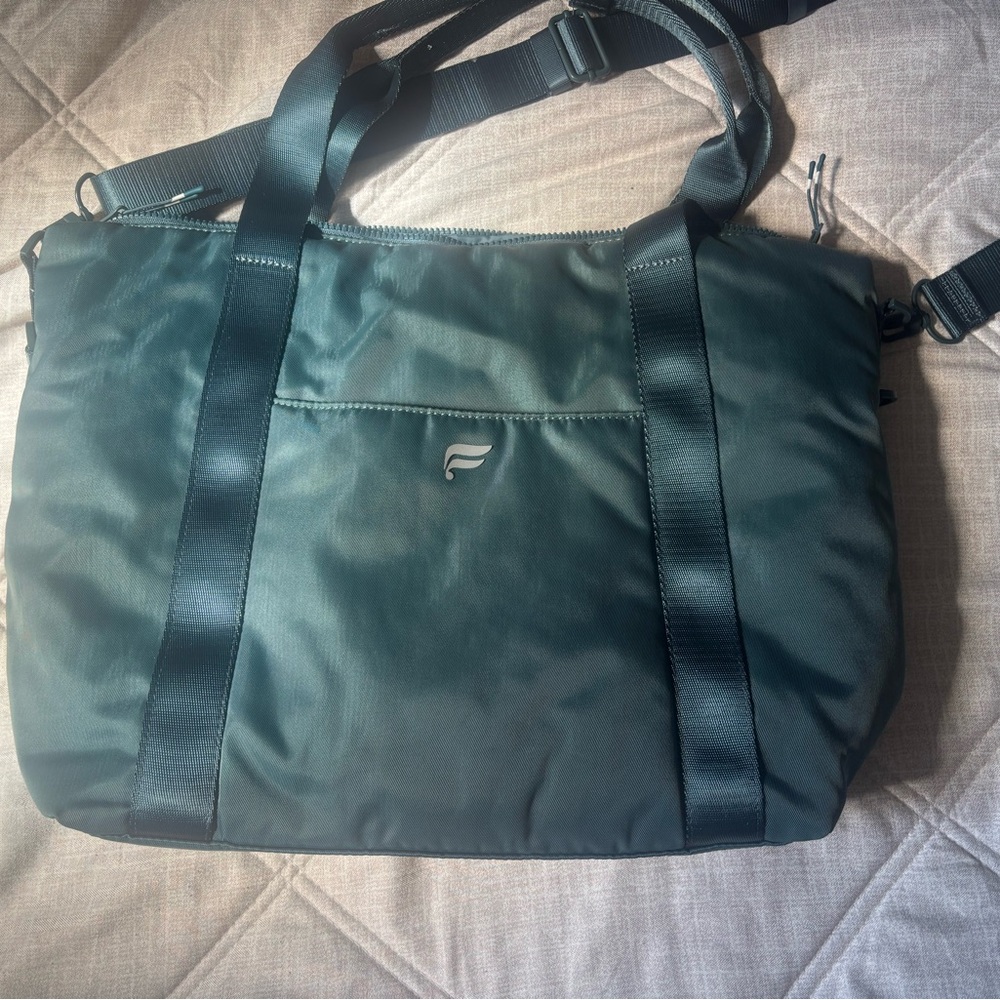 Fabletics Dark Green Messenger Bag